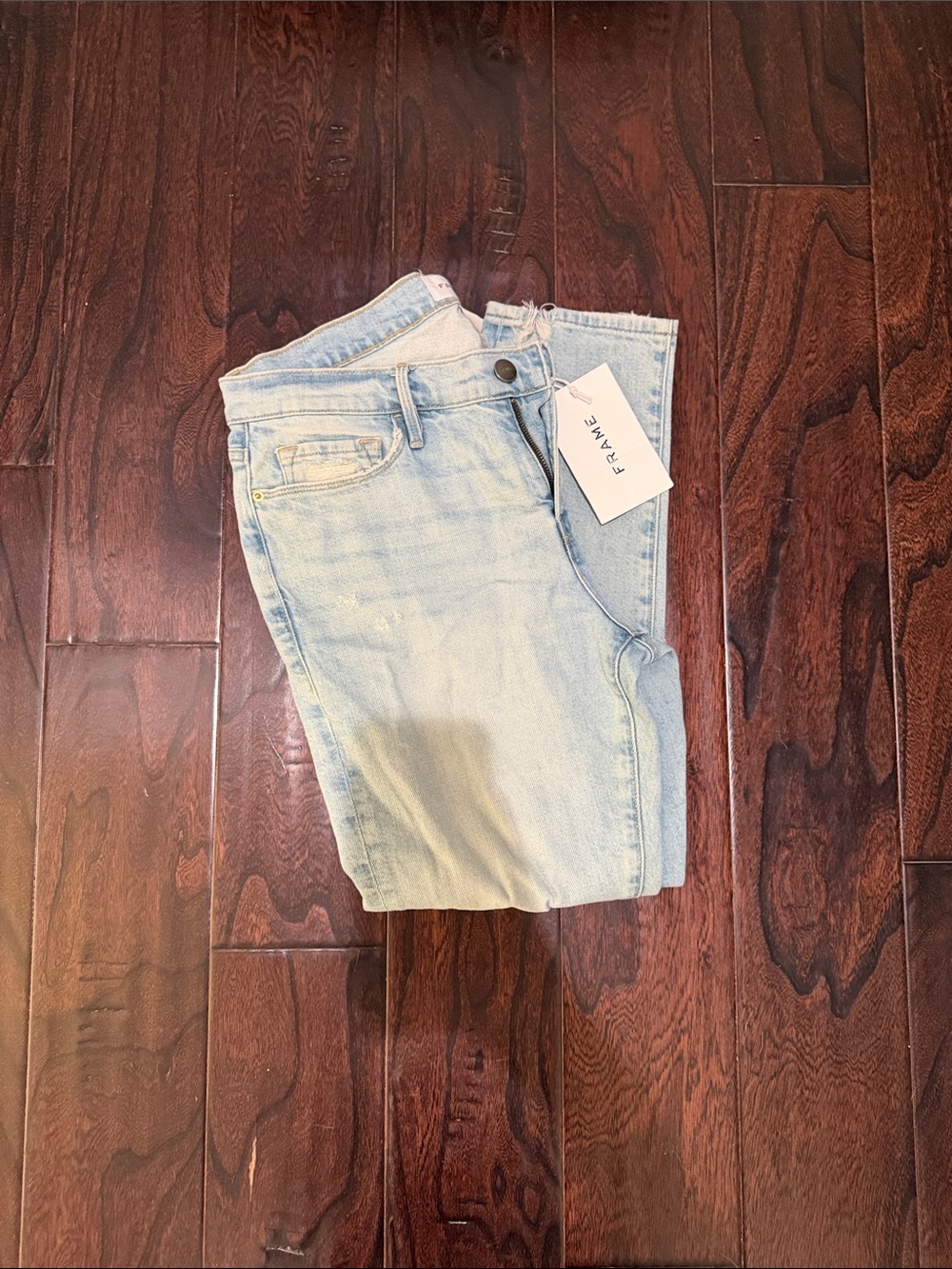 Frame Denim Pale Blue High-Rise Women's Jeans